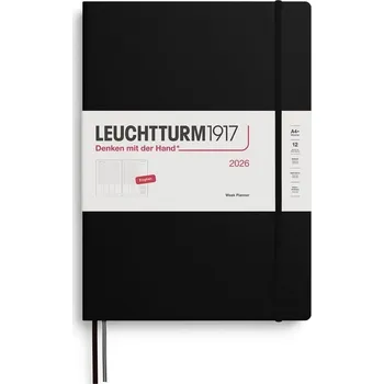 Diář Week Planner 2026 Master (A4+) Black
