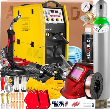 Svářečka Svářečka MAGNUM MIG 315 SYNERGIE MMA 400V 315A Měkké pájení SPOT + Hořák 5M