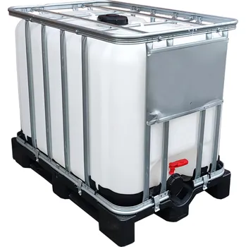 IBC kontejner 600l Potravinářský, vypouštěcí otvor DN 80