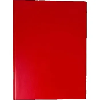 Uzavír.desky SPORO - A4, vícenásobné kapsy,červené