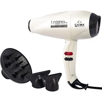 Fén Ga.Ma Leggero Fén na vlasy s ionizací, AC motor, 2400 W - Bílý