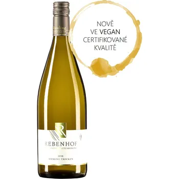 Víno Rebenhof - region Mosel, Německo Riesling Qualitätswein trocken 519, 1,0 l, 2018