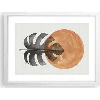 Obraz Obraz plakát v bílém rámu do obýváku 40x30 list foto plakáty na zeď