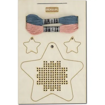 kreativní sada Deku - Sada pro vyšívání na dřevo 575011