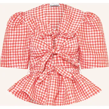 Ganni Dámská Halenka, bílá / červená, 44