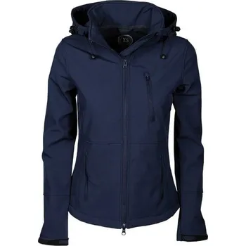 Dámská jezdecká bunda HARRY'S HORSE Softshell Chicago modrá (S)