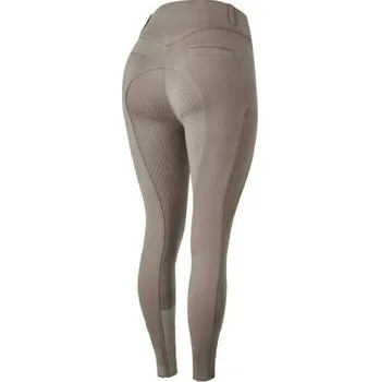 Jezdecké kalhoty Dámské jezdecké rajtky HORZE Mira full grip hnědé (44)