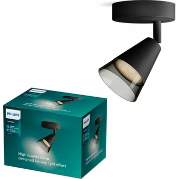 Bodové svítidlo Stropní bodové svítidlo kulatý Philips černé