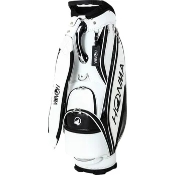 Golfový bag HONMA bag cart Alligator Caddie bag CB12406 0102 - White/Black (bílo černý)