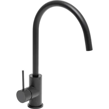 Dřezová baterie SAT Aurum s otočným ramínkem černá matná SATBAUR280C - SATBAUR280C