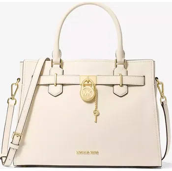MICHAEL KORS dámská kožená kabelka Hamilton světlá