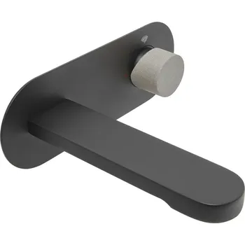 Vodovodní baterie Umyvadlová baterie SAT Fusion včetně podomítkového tělesa páka beton SATBSFU101BC - SATBSFU101BC