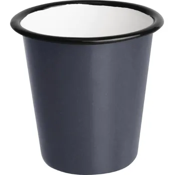 Konvice na čaj Olympia smaltový tumbler šedý 310ml 6 ks