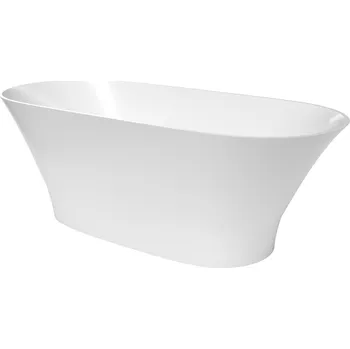 Vana Volně stojící vana SAT Sima 157x69 cm litý mramor levá i pravá SATSIM1570 - SATSIM1570