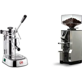 Kávovar La Pavoni Professional Lusso + Eureka Mignon Libra, CR chrome