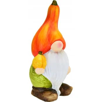 Obraz Skřítek s dýní keramický 16 cm