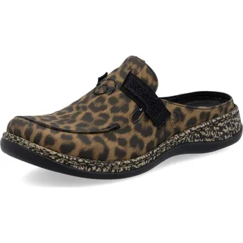 Dámské pantofle Dámské nazouváky RIEKER 46393-90 hnědá W5 39