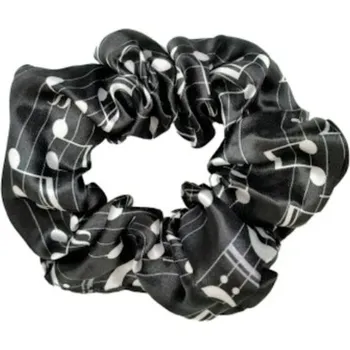 Černá gumička do vlasů - notová osnova