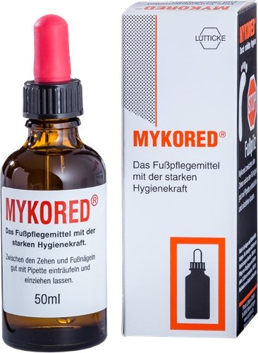 MYKORED Roztok na nohy proti mykózám a plísním 50ml