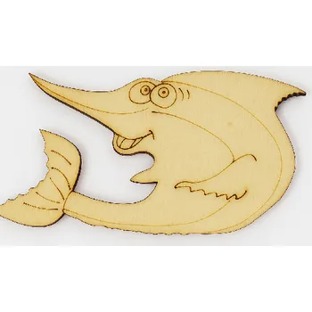 Dřevěná hračka Dřevěný výřez mečoun č.4