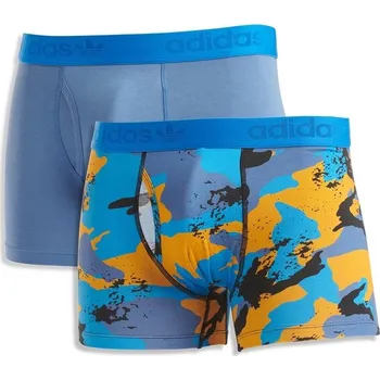 Boxerky pánské boxerky ADIDAS - COLOR/SKYBLUE - 2 ks - M (Adidas Originals Comfort Flex Cotton 2 Pack Boxer)