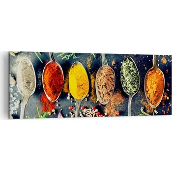 Obraz Foto obraz na plátně 140x50 Koření obývací pokoj ložnice na zeď velký