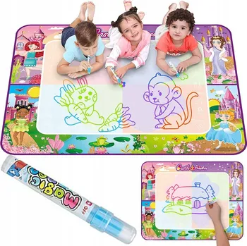 Obraz PODLOŽKA NA MALOVÁNÍ VODOU XXL 100 X 80 CM + TUŽKA