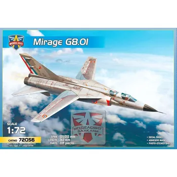 Plastikový model 1:72 Mirage G8.01