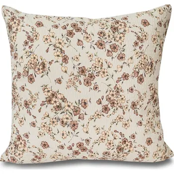Povlak na polštářek Kvalitex Povlak na polštář krep Kvítí béžové 45x60cm 45x60cm
