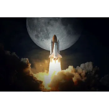 Obraz Plakát bez rámu do obýváku ložnice 70x50 měsíc moderní módní obraz