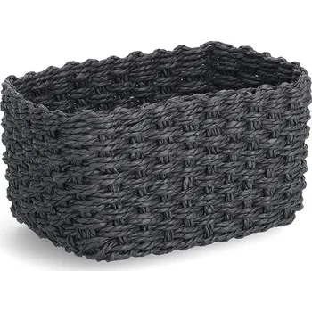 Úložný box Zeller Úložné košíky, 3 kusy, černá barva