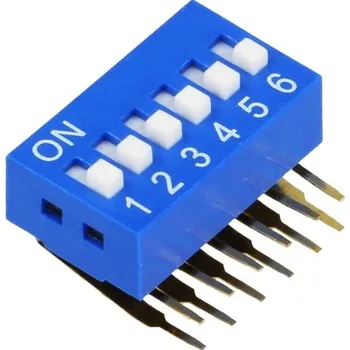 vypínač Spínač DIP-06K