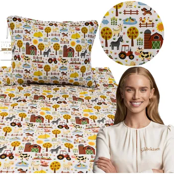 Povlečení Sada povlečení Głęboki Sen 100 x 135 cm bílá