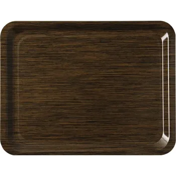 Roltex servírovací tác Casino melaminový protiskluzový wenge 430 × 330mm