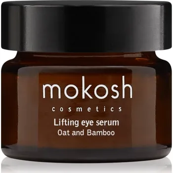 Pleťové sérum Mokosh Oat & Bamboo liftingové oční sérum 15 ml