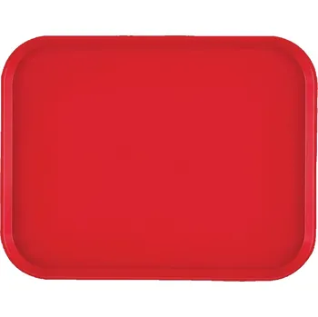 Cambro polypropylenový tác pro rychlé občerstvení červený 410mm