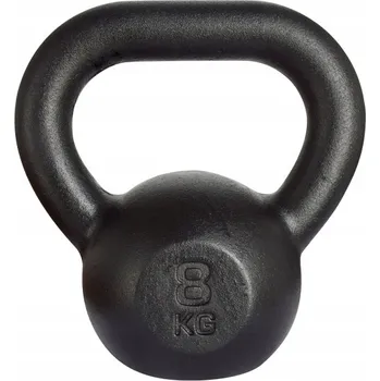 Železná kettlebell závaží činka pro cvičení posilovna Kawmet 8 kg