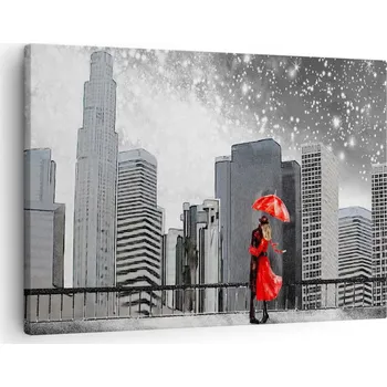 Obraz Obraz na plátně do obýváku ložnice 70x50 New York foto obrazy na zeď