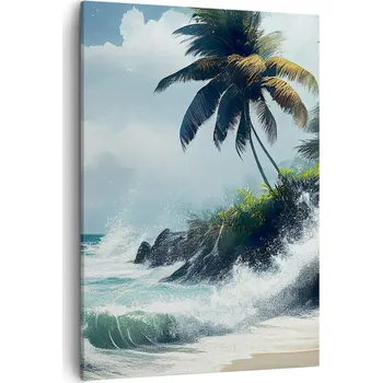 Obraz Obraz na plátně do obýváku, ložnice 50x70 pláž, obrazy na zeď canvas