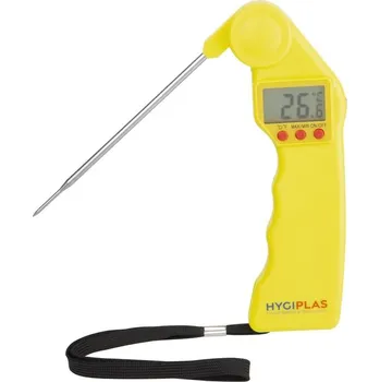 Kuchyňský teploměr Hygiplas teploměr Easytemp barevně rozlišený žlutý