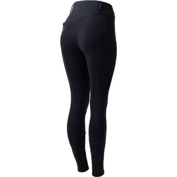 Jezdecké kalhoty Dámské jezdecké rajtky HORZE Mira full grip tmavě modré (44)
