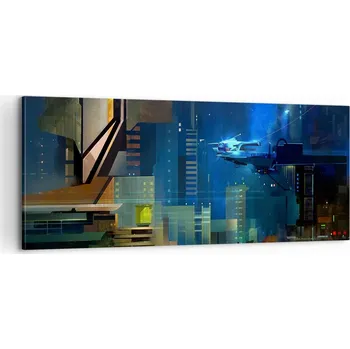 Obraz Foto obraz na plátně 100x40 abstrakce do obýváku ložnice na zeď velký