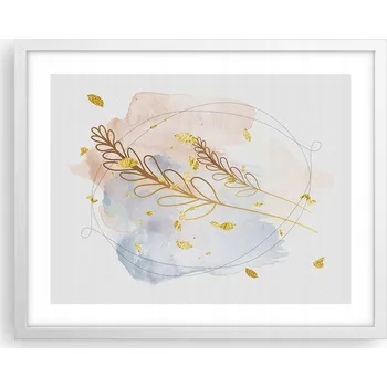 Obraz Obraz plakát na zeď v bílém rámu 50x40 světlý foto plakát do obýváku