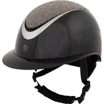 Cyklistická přilba Bezpečnostní helma BR Theta Glamourous Glossy black/gunmetal (52-54)