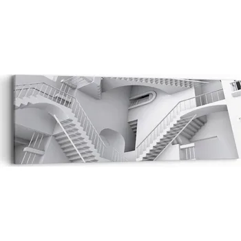 Obraz Obraz na plátně do obývacího pokoje ložnice 90x30 abstrakce foto obrazy na zeď