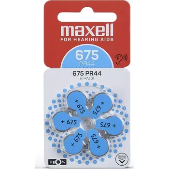 Článková baterie Maxell AZ675/PR44 ZINK AIR 6PK