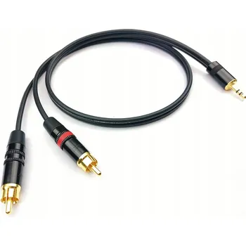 Audio kabel Audio kabel LGJ Group 2x RCA na mini jack 3,5 mm, délka 6 m