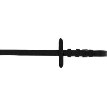 Otěže NORTON CLUB Oily Rubber black SHETTY