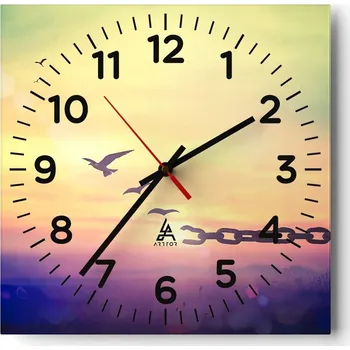 Hodiny Nástěnné hodiny do obýváku 40x40 Abstrakce Tiché hodiny Skleněné hodiny Bez hlučnosti