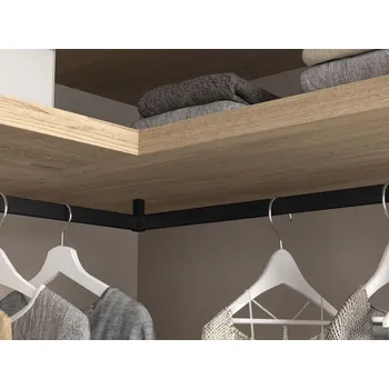 Šatní skříň EMUCA Rohový držák šatní tyče